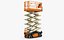 jlg scissor lifts telescopic 3D model