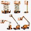 jlg scissor lifts telescopic 3D model