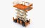jlg scissor lifts telescopic 3D model