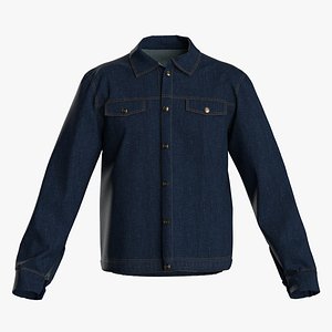 3D Male denim jacket