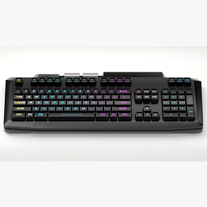 Black cool keyboard model computer keyboard model