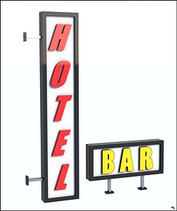 Hotel-Bar Label