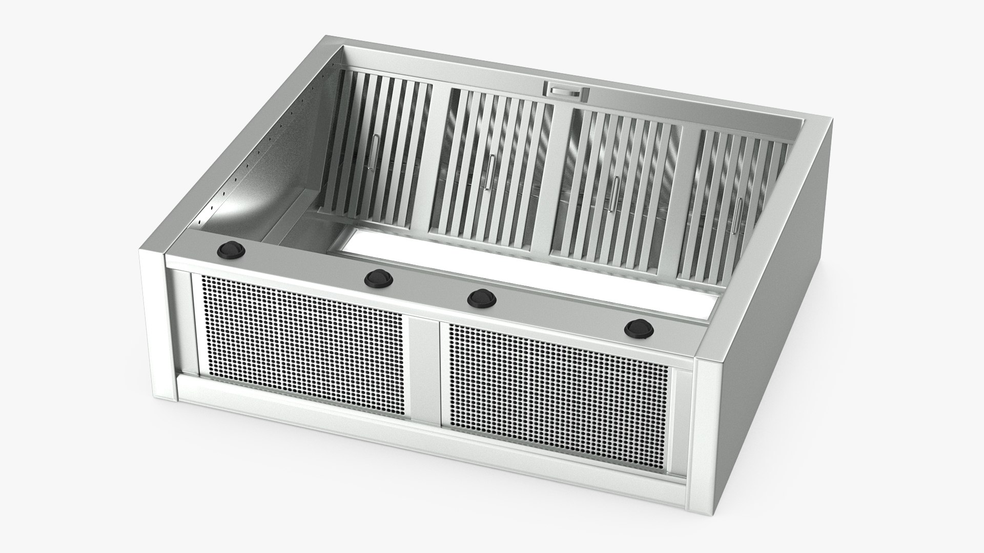 Ceiling Mounted Cooker Hood 3D model preview