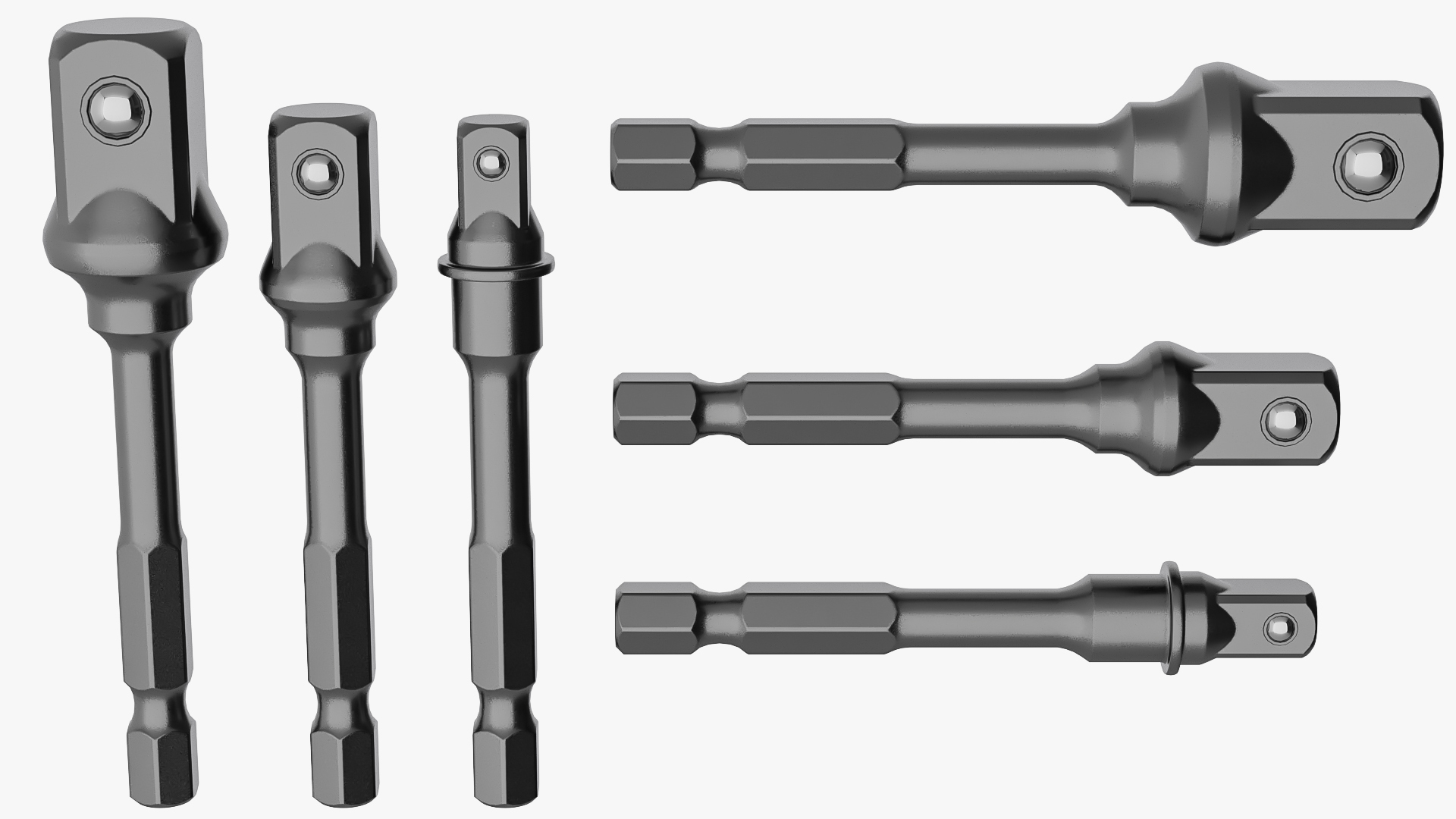 Hex Shank Socket Driver Model TurboSquid 1708377