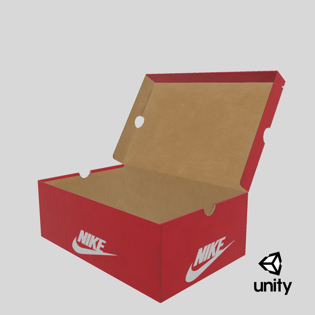 Nike Shoe Box Open 3D - TurboSquid 2011385