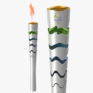 3d 2016 olympic torches