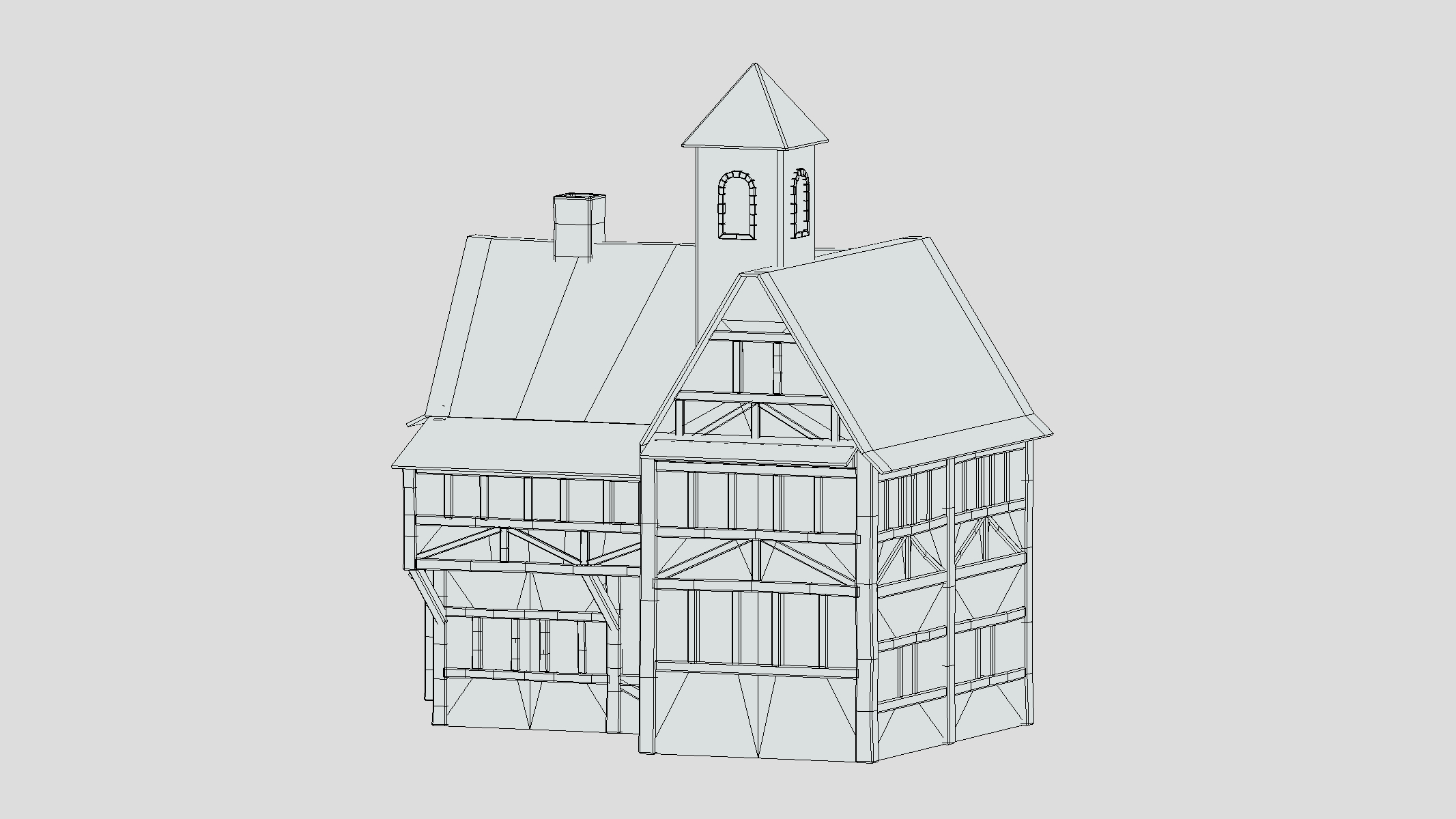 Medieval Building 04 Low Poly PBR Realistic3Dモデル - TurboSquid 1974252