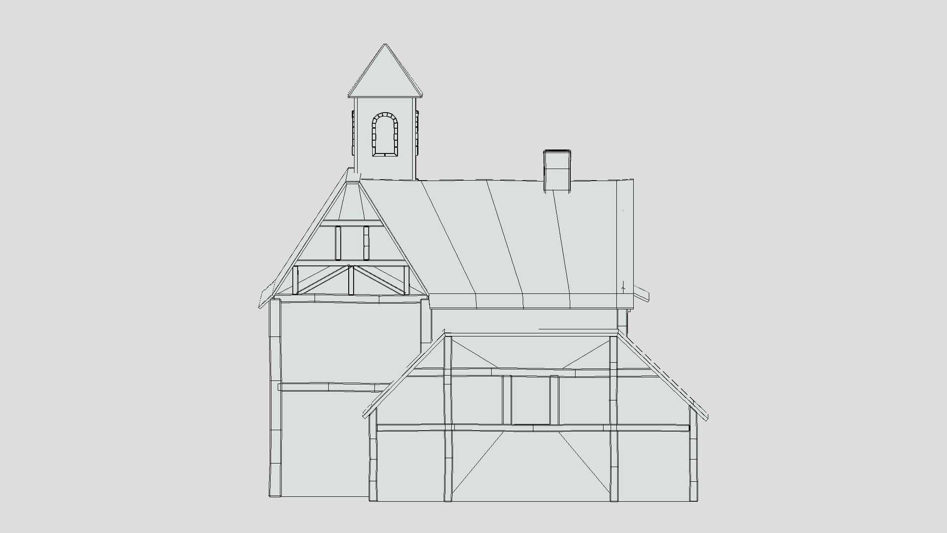 3D Model Medieval Building 04 Low Poly PBR Realistic - TurboSquid 1974252