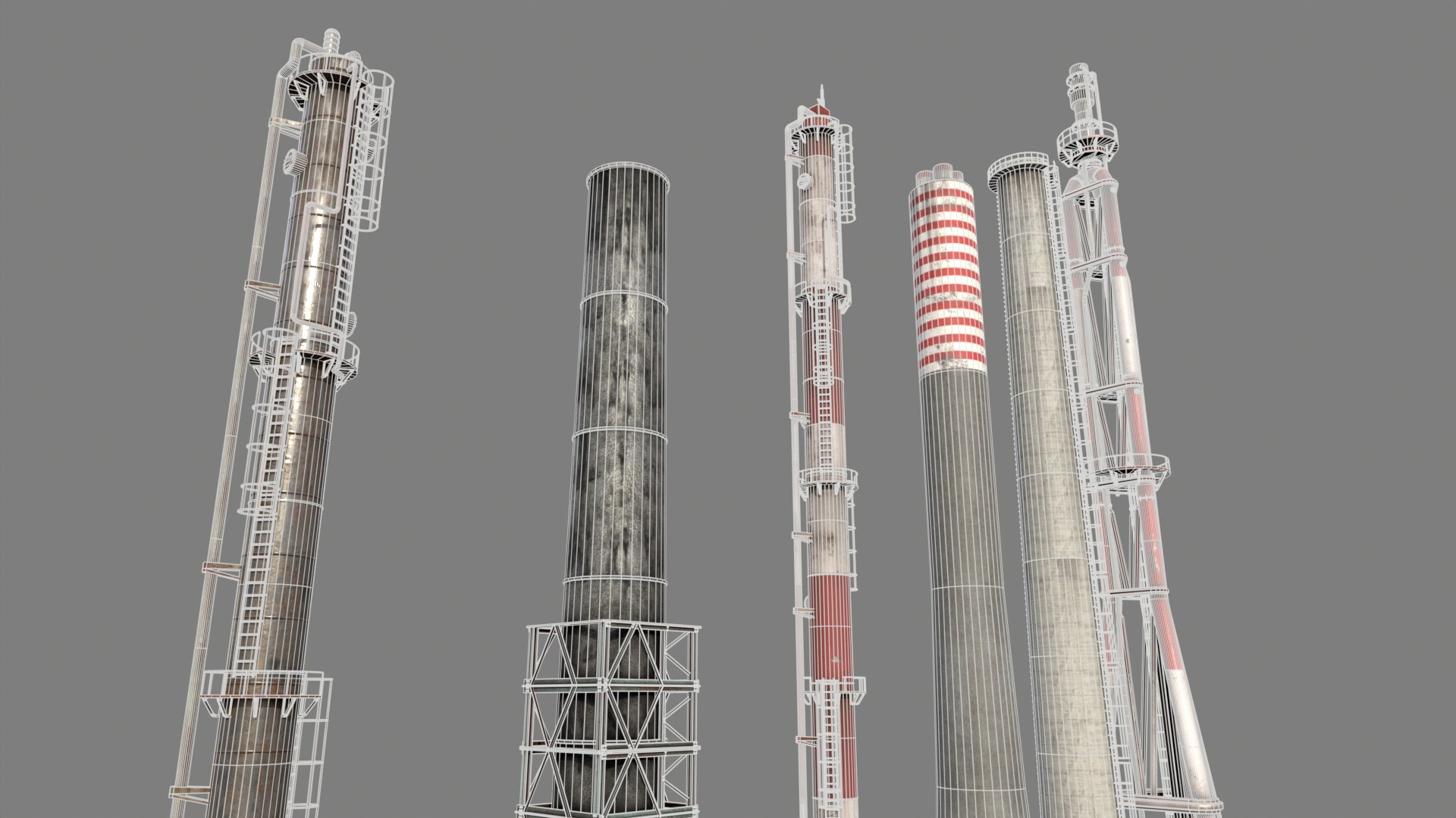 Industrial Chimney Pack 3D model https://p.turbosquid.com/ts-thumb/o5/6OUHAk/cK/wire02/jpg/1748415537/1920x1080/fit_q87/e28daedbc76282a15153decc6f1d4e8d2cc17218/wire02.jpg