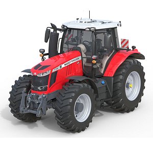 3D Massey Ferguson 7700S Tractor model