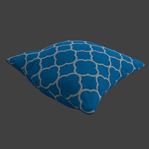 Pillow - Blue Octogons