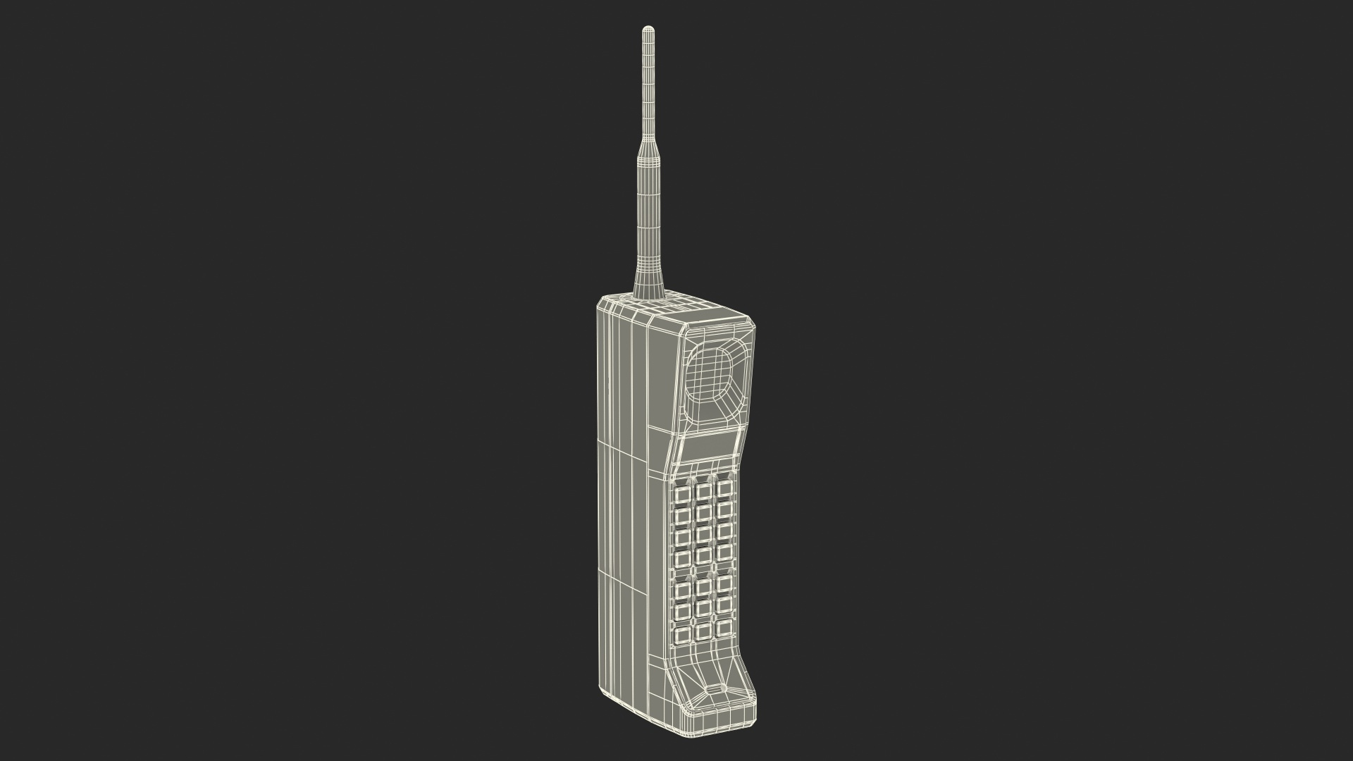 3D Model Motorola DynaTAC 8000X First Mobile Phone - TurboSquid 1794492