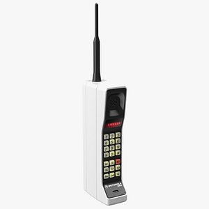 3D model Motorola DynaTAC 8000X First Mobile Phone