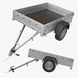 Car trailer single axle