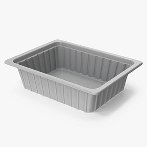 3D White Plastic Bowl