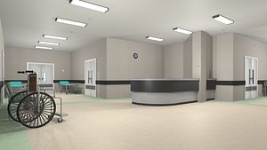 3D games hospital corridor -