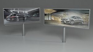 3d billboard model