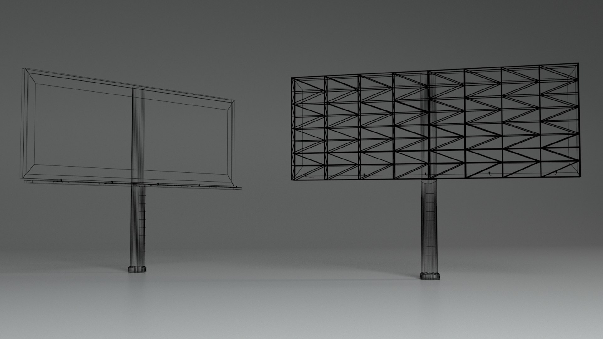 3d Billboard Model