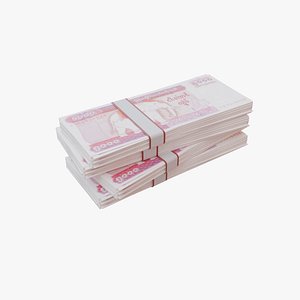 3D model 5000 Myanmar Kyat MMK