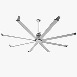 Big Ass Fans ISIS Ceiling Fan 3D Model
