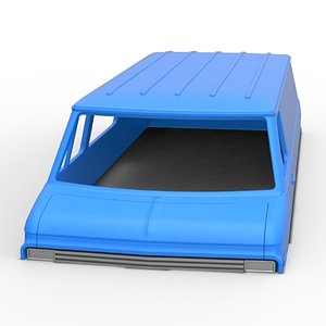 3D Diecast Shell for Vintage Monster tank Version 2 Scale 1 to 25 model