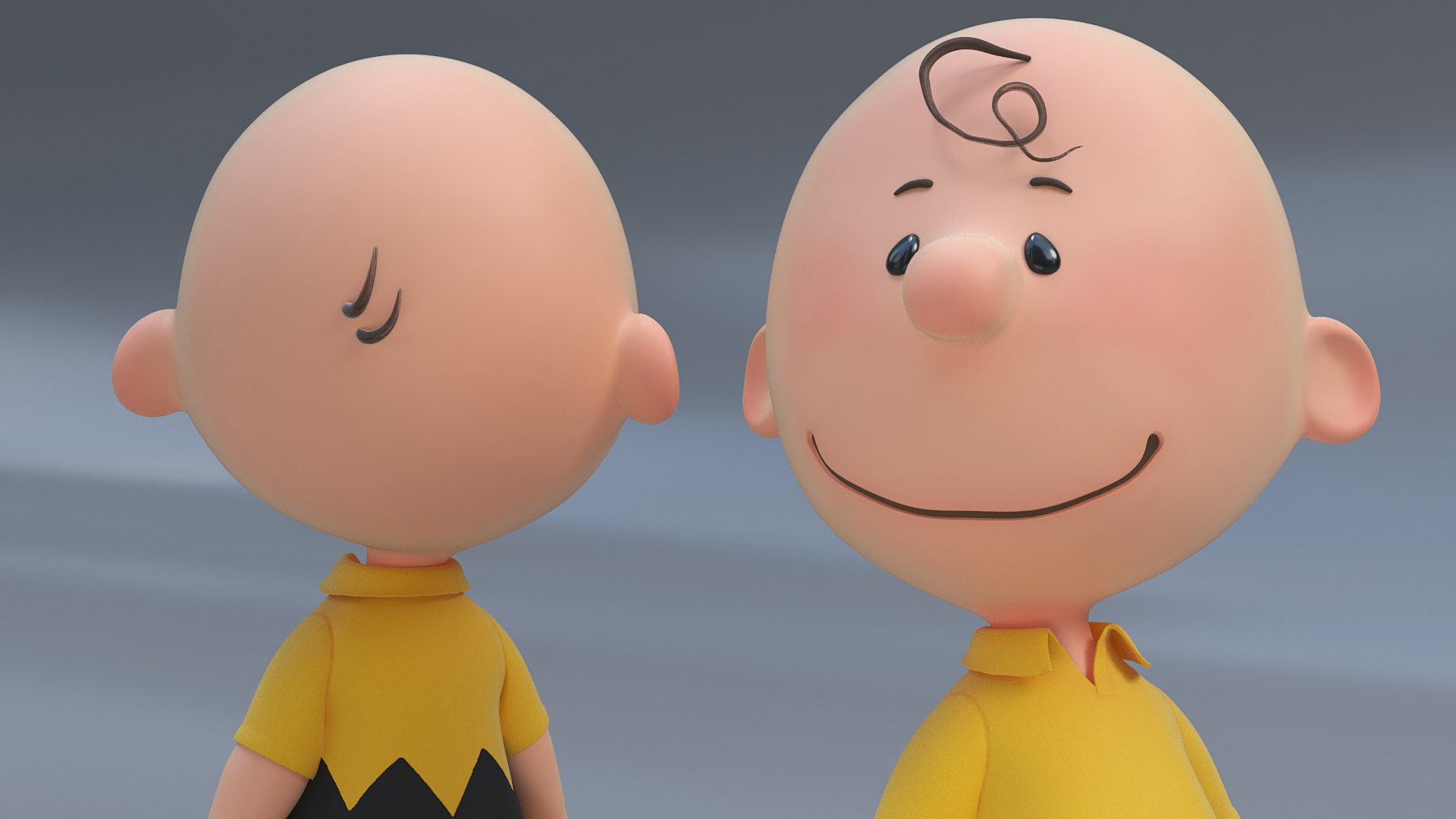 3D Charlie Brown Rigged Model - TurboSquid 2330677