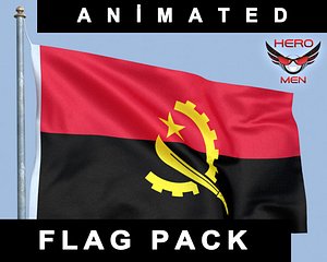 Angola Flag Animated