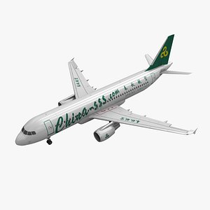 Airbus A320 Spring Airlines Animated
