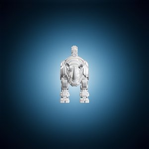 Mecha Rhino 3D Print Model model