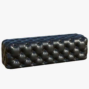 Leather Chesterfield Sofa 3D