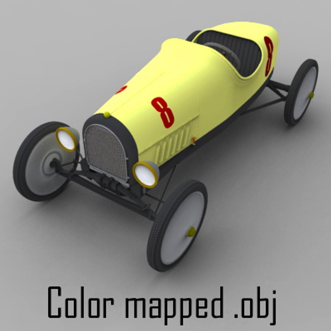 vintage racer t speedway 3d model