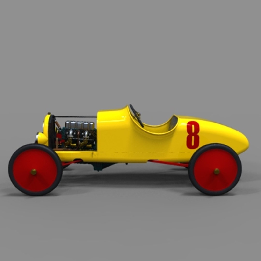 vintage racer t speedway 3d model