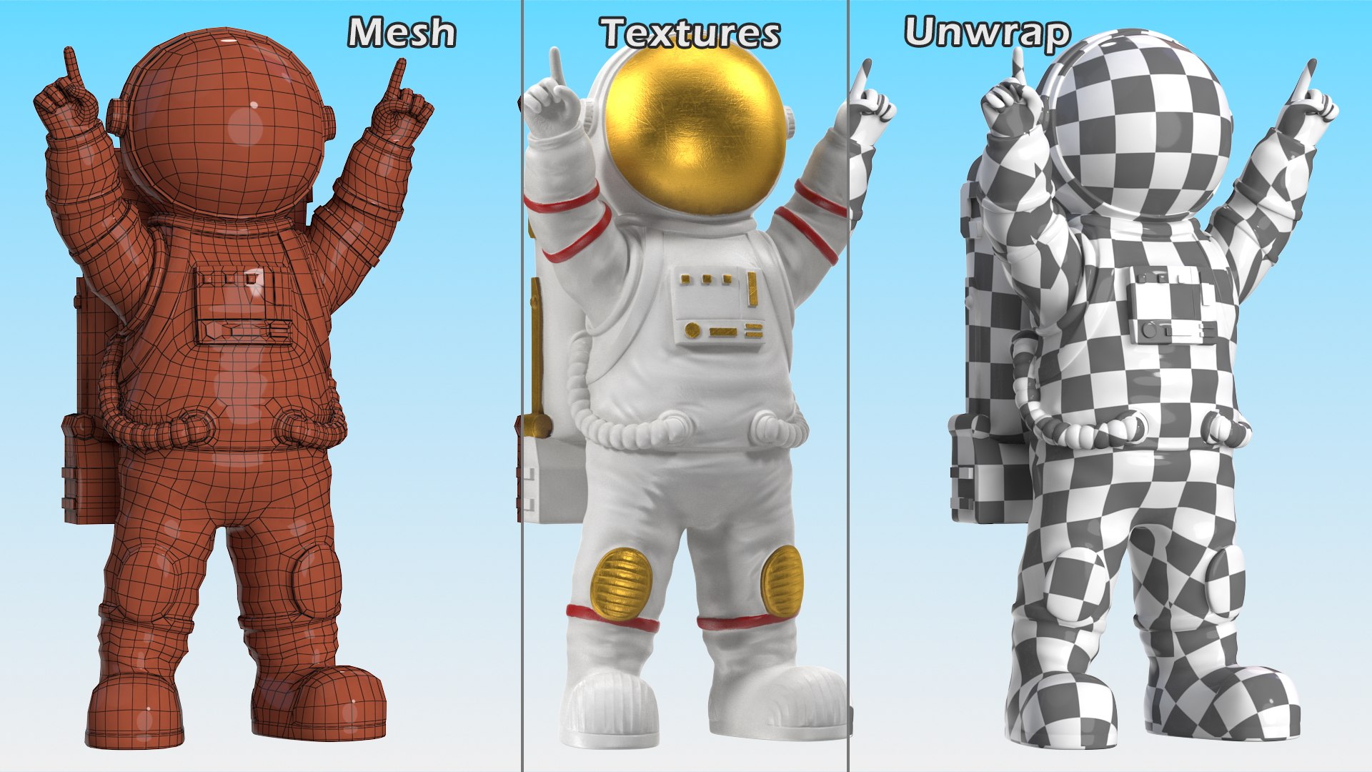 3D Astronaut Toy Character White Happy Pose model https://p.turbosquid.com/ts-thumb/o5/pgRM8Y/Qi/astronauttoycharacterwhitehappyposec4dmodel013/jpg/1654315016/1920x1080/fit_q87/d752cccdd7c07a4f18322778519c453d87041353/astronauttoycharacterwhitehappyposec4dmodel013.jpg