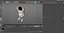 Astronaut Toy Character White Happy Pose