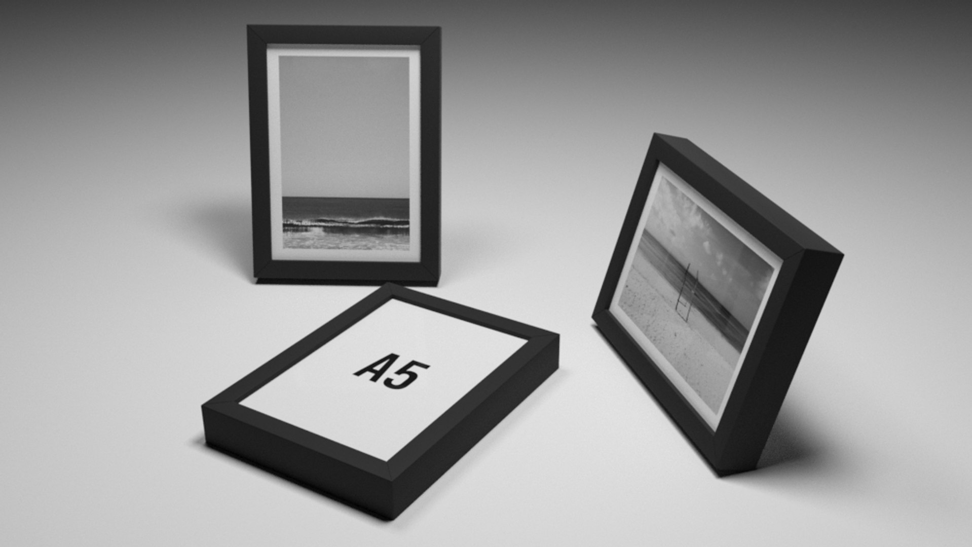 A5 Picture Frame Model - TurboSquid 1593006