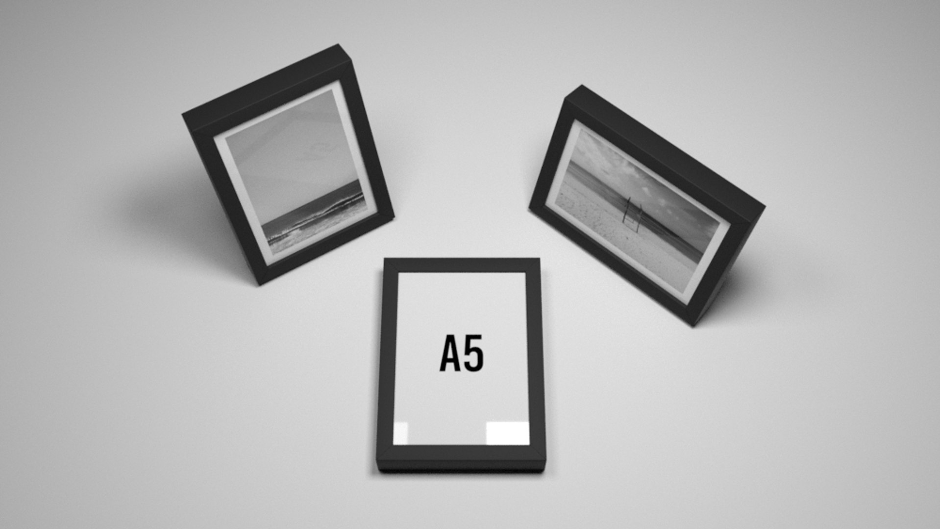 A5 Picture Frame Model - TurboSquid 1593006