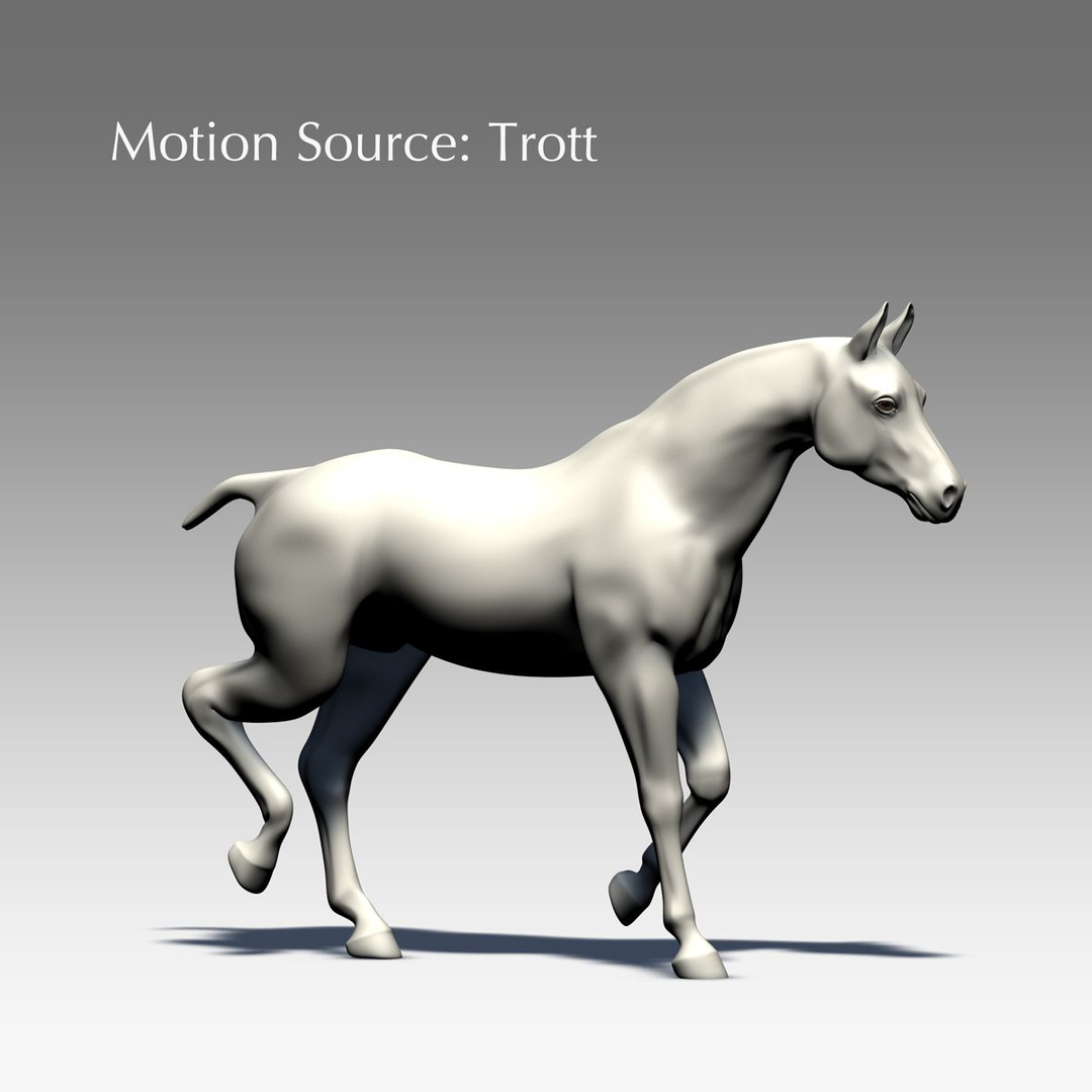 CG Horse Poses 3D Figure Assets ChristineG