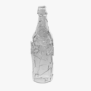 3D Animated Broken Glass model