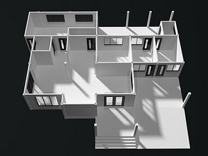 House plan 25-48 3D
