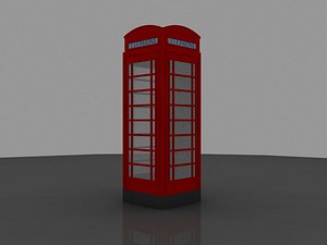 old telephone 3d model