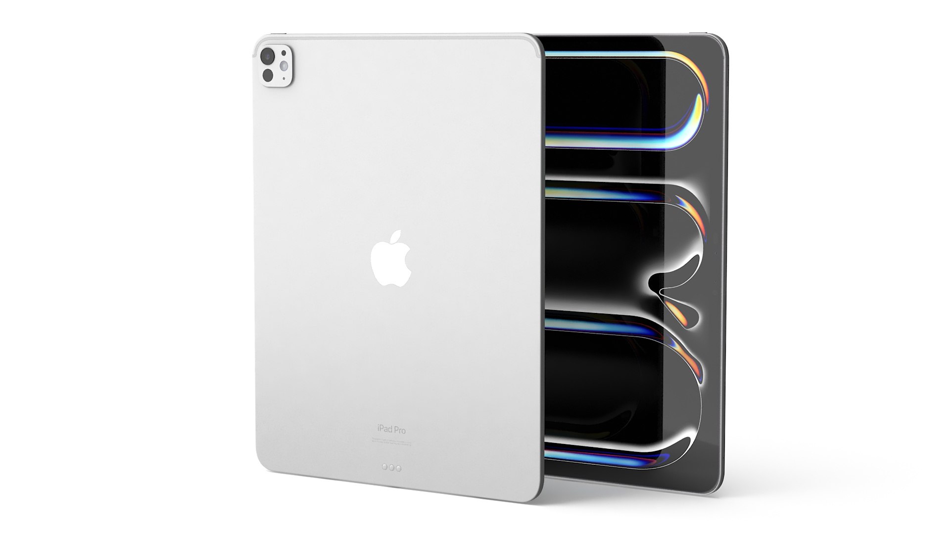 Silver IPad Pro 2024 13 Inch 3D model preview