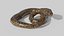 Python Snake - Low Poly -  Game Ready - PBR