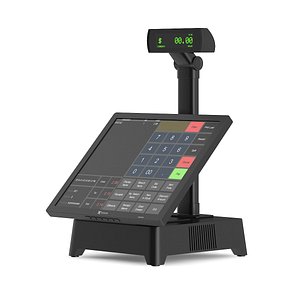 3d cash register touchscreen model