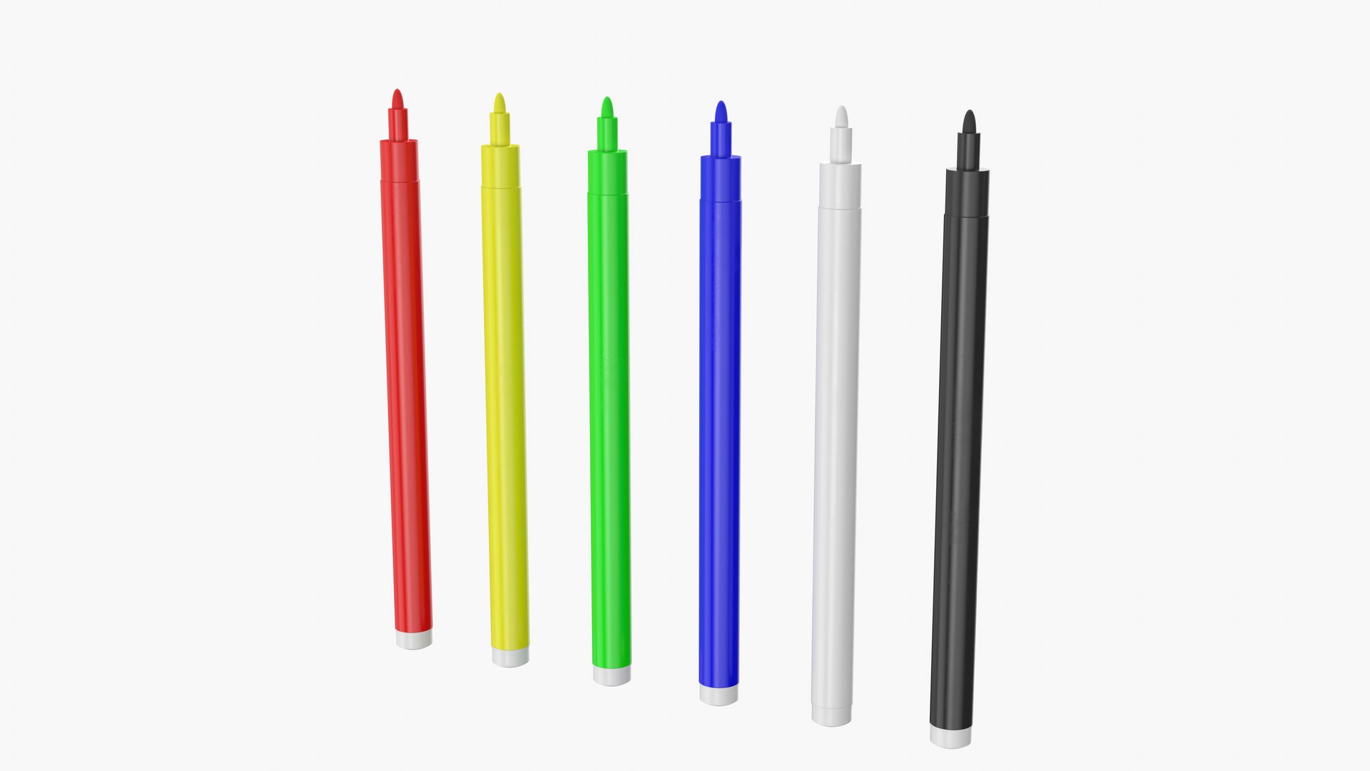 Markers Model - TurboSquid 2018073