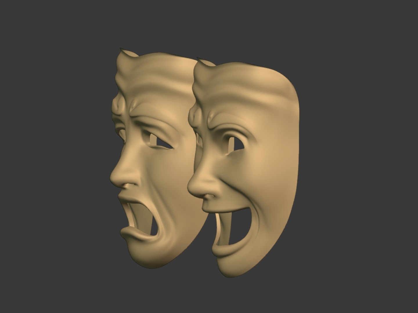 Mask Emotion 3D Model - TurboSquid 1508613