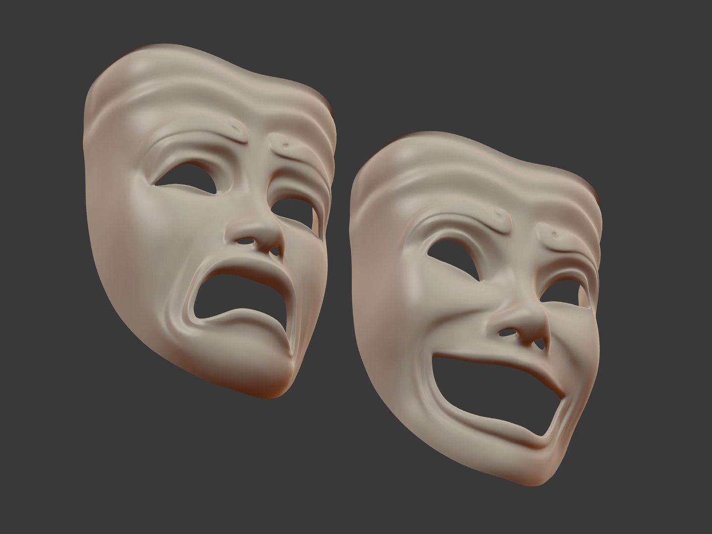 Mask Emotion 3D Model - TurboSquid 1508613