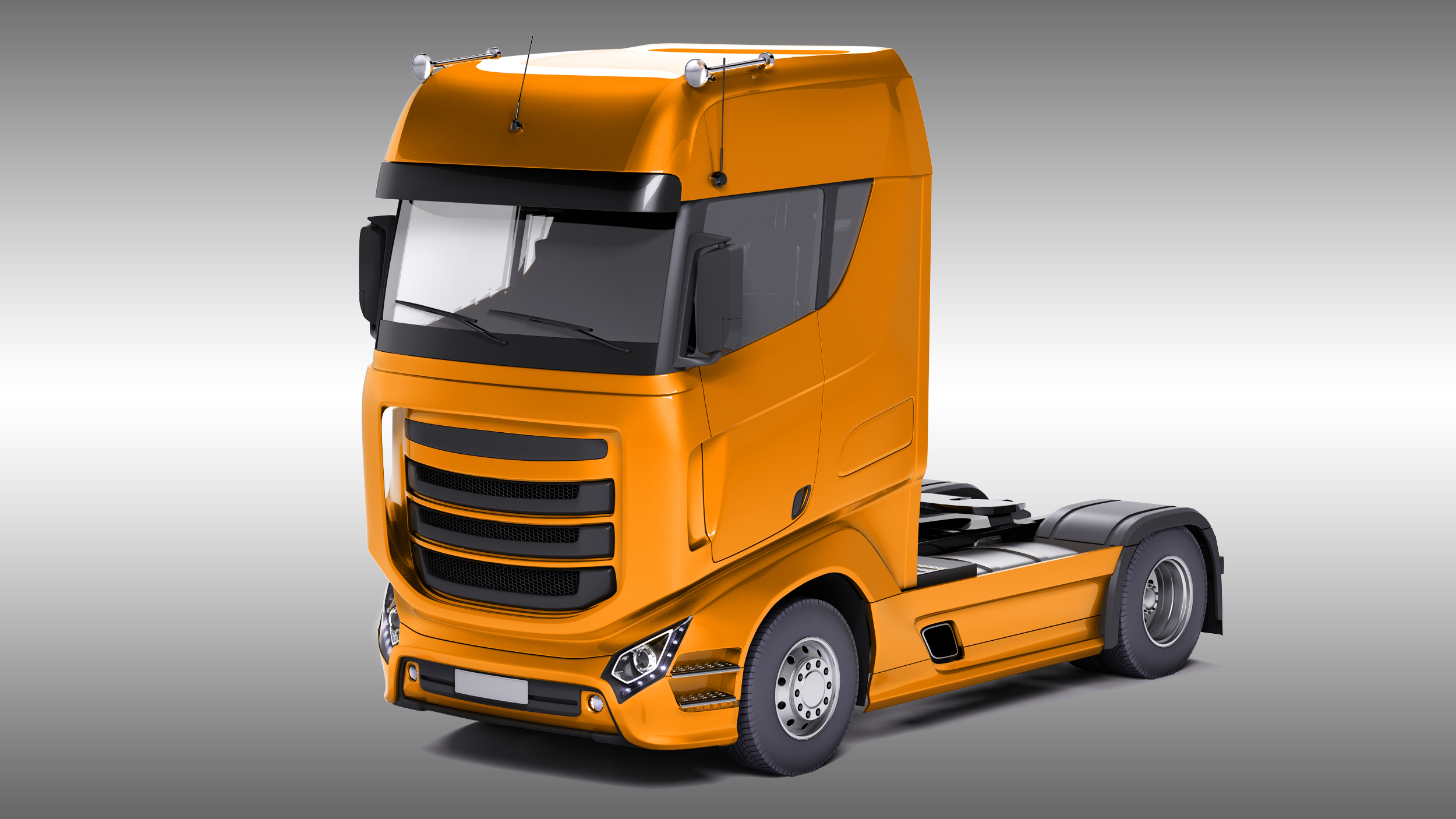 design generic truck trailer obj