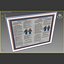 3D model information board ship