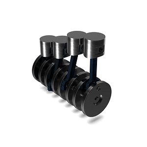 Piston System Engine Riged