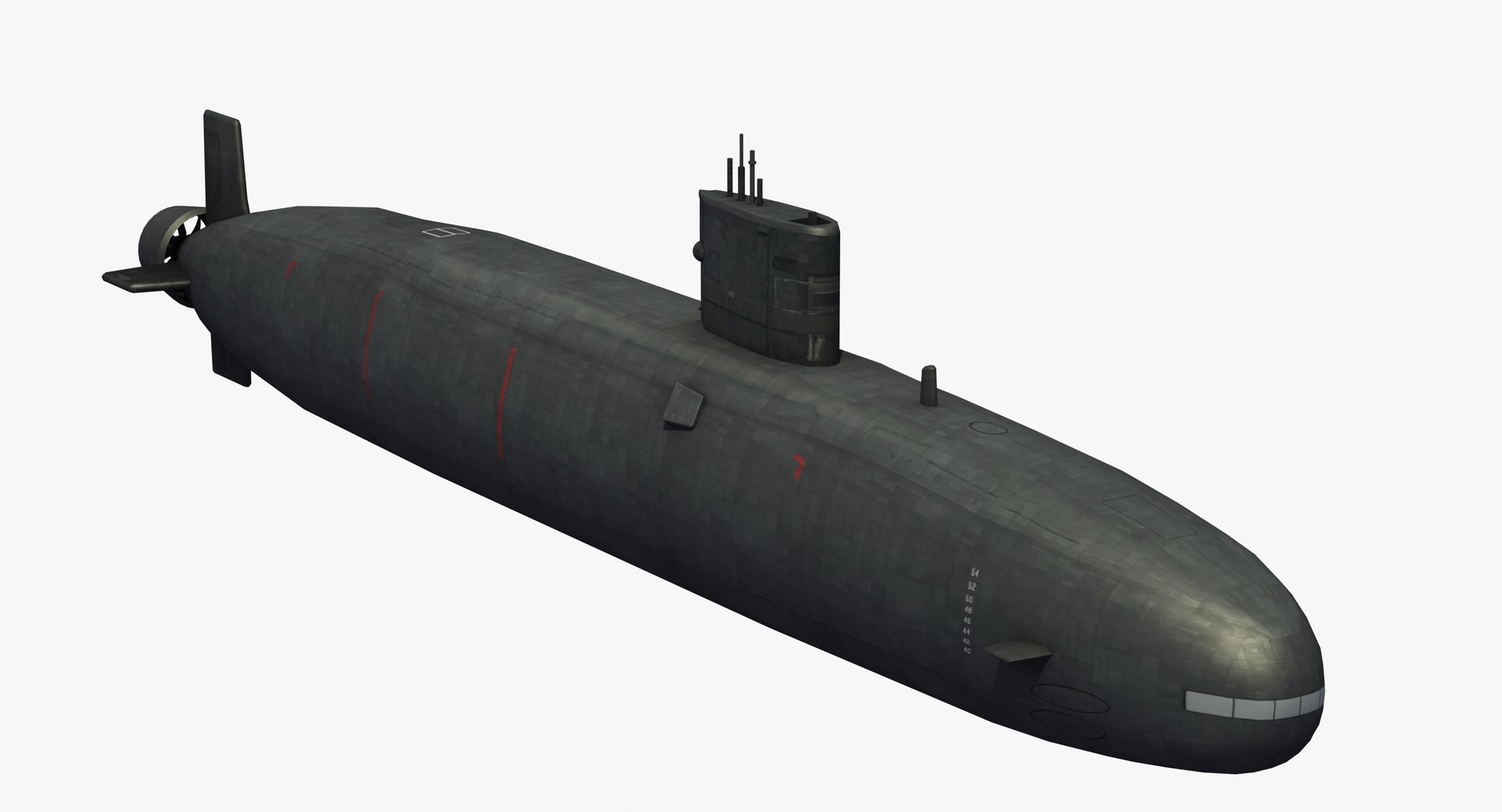 3D trafalgar class attack submarine TurboSquid 1194278